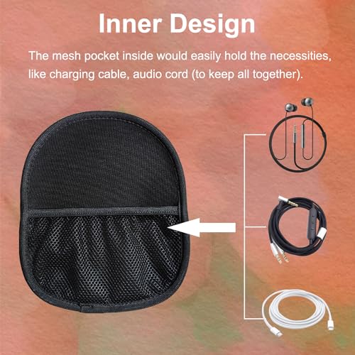 On-Ear Headphones Storage Bag, Lightweight Neoprene Headphone Case