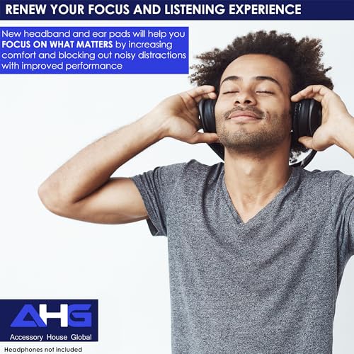 AHG Accessory House Global QC Ultra Replacement Ear pad and Headband Pad Kit Cushion Compatible with Bose QuietComfort Ultra Wireless Headphones (Sandstone). Easy DIY Installation + Great Comfort
