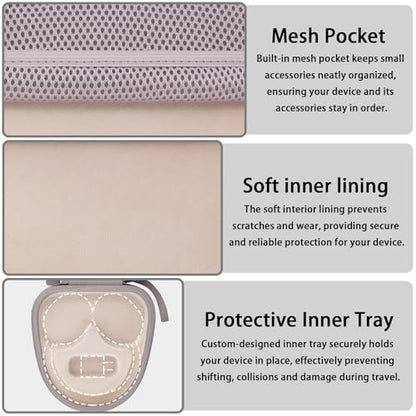 Hard Case for JBL Tune 720BT 520BT 770NC 670NC 510BT, Sand | Travel Case Compatible with JBL Live 770NC 780NC 680NC 670NC Headphones. Hard EVA Shell with Soft Velvet Lining. Case Only - color: Sand Case