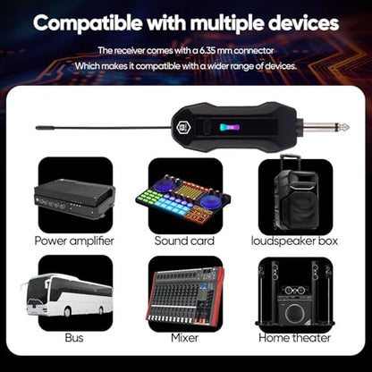 W IN-MIX UHF Wireless Microphone System – 2-Pack with Headset & Lavalier Mics, 100ft Range, 30 Selectable Channels for Karaoke, Church, Teaching & Presentations - style: 2 Pack