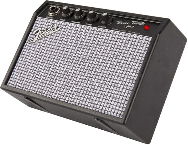 Fender Mini 65 Twin-Amp Electric Guitar Amplifier, Black, with 2-Year Warranty - color: Black, style: Mini 65 Twin-Amp