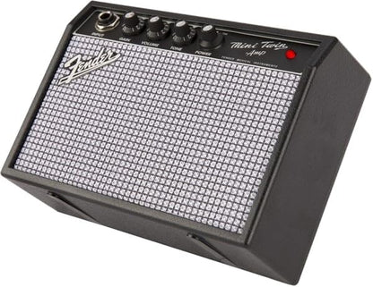 Fender Mini 65 Twin-Amp Electric Guitar Amplifier, Black, with 2-Year Warranty - color: Black, style: Mini 65 Twin-Amp