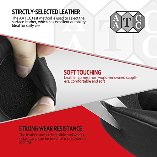 Beats Studio 3 Replacement Ear Pads, Premium Durable Beats Replacement Ear Pads, Beats Studio 3 earpad Replacement for Studio 2 & 3 B0500/B0501 Wired/Wireless, Black | for Beats Studio 2/Studio 3/Model B0501/Model B0500 Headphone-Made of protein leather a