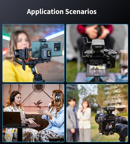 GODOX Wireless Lavalier Microphone for iPhone/Android/Camera/PC/Laptop with Lightning/USB-C/Plug, 48KHz 24Bit, Noise Cancellation for Video Recording, Vlog, YouTube, TikTok【All-Powerful】