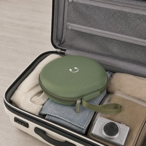 Comecase Headphone Case for JBL Tune 770NC，for JBL Live, 770NC, 660NC, 650B | Adjustable Divider, Cable Space and Carry Handle for Commuting, Gym and Travel, Students and Music Lovers - Military Green - color: Military Green