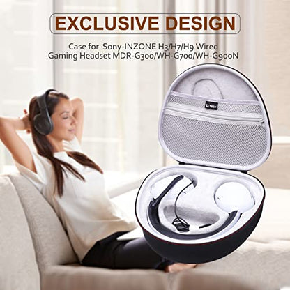 LTGEM Hard Case for Sony INZONE H3/H5/H7/H9 Gaming Headset | Travel Protective Carrying Bag