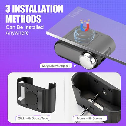 Under Desk Stand Holder Compatible with SteelSerie Arctis Nova Pro Wireless | Compatible with SteelSerie Arctis Nova Pro Wireless Headphones Base Station, Magnetic Stand Compatible with Wireless Base