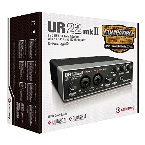야마하 Steinberg UR22MKII 2채널 USB 인터페이스