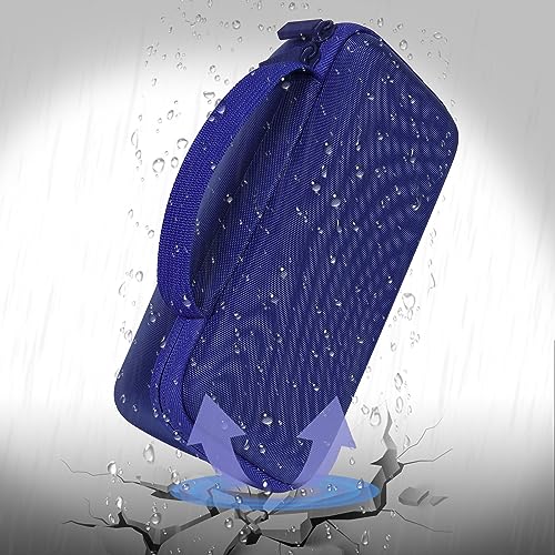 co2CREA Hard Case for BolaButty X-GO C27C Bluetooth Speaker Speaker,Blue | Travel Protective Storage Bag with Mesh Pocket & Handle, Shockproof EVA Shell and Soft Lining - color: Blue