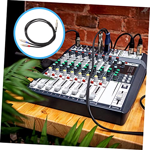 Mikikit 1pc Stereo Male to Adapter Cable for Speakers and Mixers and Practical Audio Equipment Connection Cable
