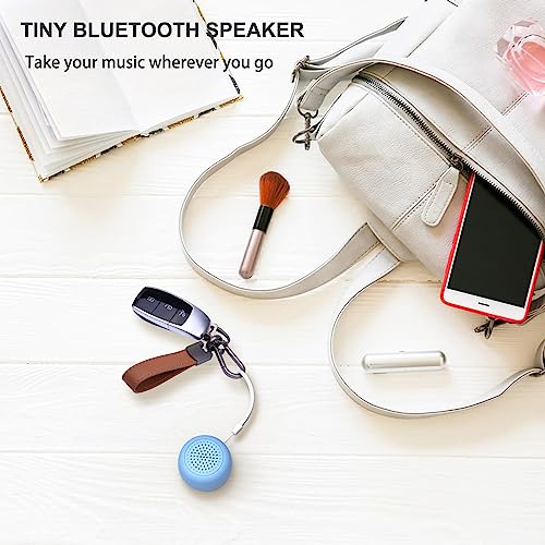 LEICEX Travel Bluetooth Speaker, Tiny Small Speakers Bluetooth Wireless Pillow Perfect for Travel Outdoor Sound (Blue) - color: Tiny-Blue