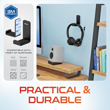 Delton Wireless Computer Headset with USB Dongle and Headset Hook | Trucker Bluetooth Headset with Noise Canceling Mic, 35Hrs talk time, Headset for Drivers, Office, Call Center Work - Black - size: Headset with USB Dongle + Headset Hook