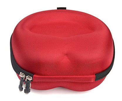 Headphone Case for Beats EP, Studio3, Jabra Move, Skullcandy Hesh3, Hesh 2, Hesh 2 Wireless, Grind, Crusher, Uproar, Raycon Everyday Wireless Bluetooth Over Ear Headphones - color: Red