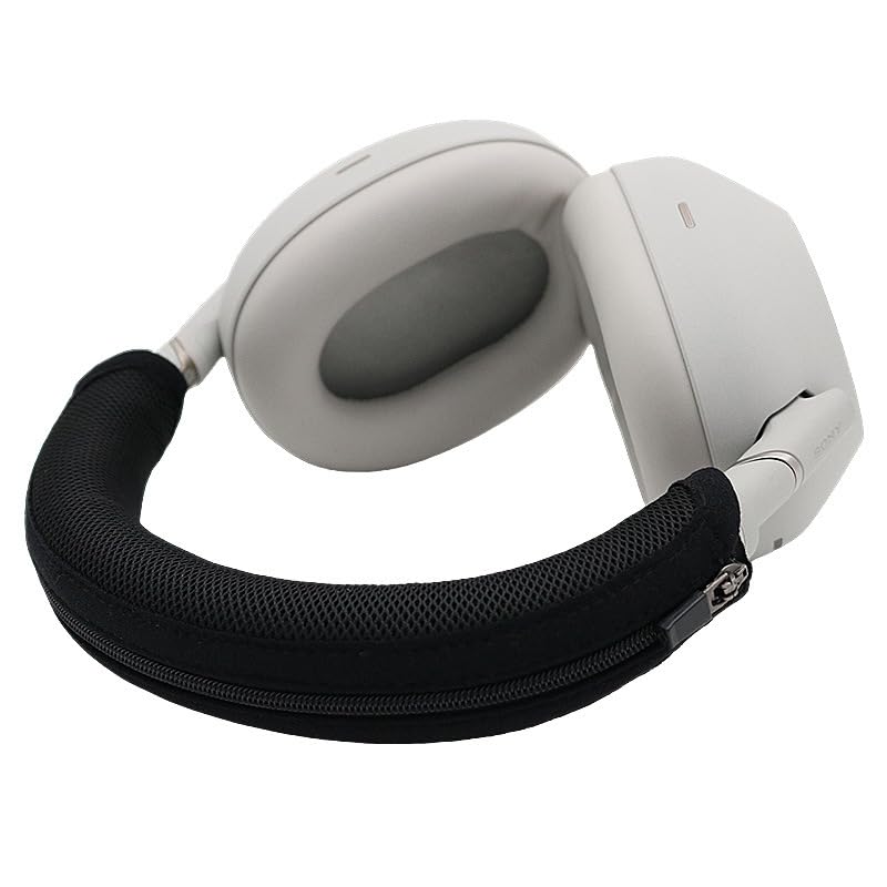 WH-1000xm6 Headband, Replacement Mesh Fabric Headband Pad Cushion for WH-1000xm6 Headband Cover (Black)