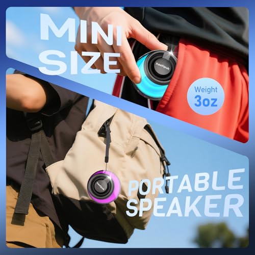 Magnetic Bluetooth Speaker, Mini Speaker, Loudspeaker with Bass Diaphragm