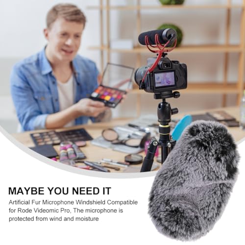 Toyvian 2pcs Mic Windproof Shield Gaming Microphone Wind Muff Replacement Cover for Camera Mic