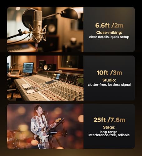 Warrky XLR Cables 6.6ft 2 Pack [Oxygen-Free Copper (OFC), Gold-Plated Connector] Balanced Microphone Cable Male to Female Professional Hi-Fi XLR Cable - style: 6.6ft 2 pcak