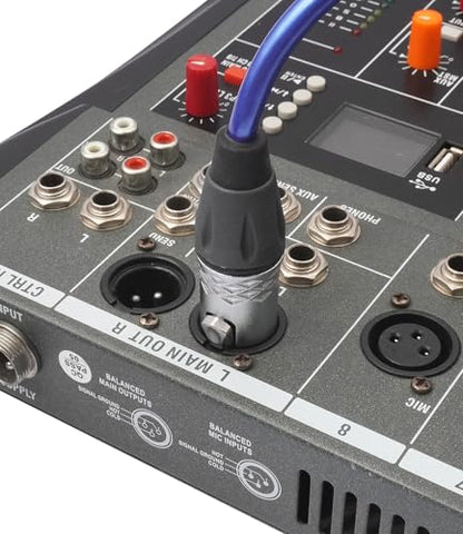 6Feet 2 Pack Balanced XLR Female to Right Angle 1/4 TRS Mixer Cable,6.35mm Stereo Male to 3pin XLR Female Audio Cable,20AGW 6N OFC+Silver Plated HI-END Microphone Audio Cable - size: 6Feet（2Pack）, style: 90° TRS To XLR F