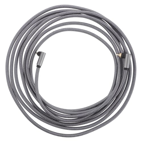 5m Coaxial Digital Audio Cable with Braided Shielding and Connectors for Home Theater and Television Accessories