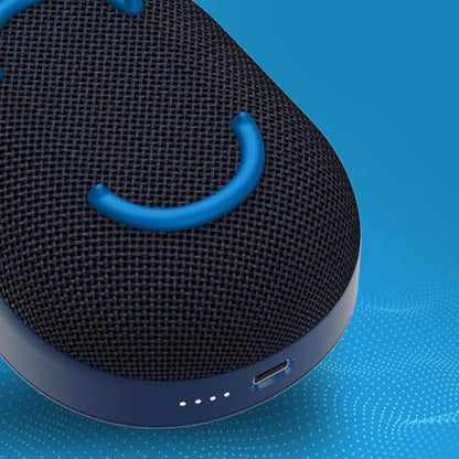 Skullcandy Kilo XT Wireless Bluetooth Speaker - IPX7 Waterproof Mini Bluetooth Speaker with 24 Hour Battery, Downward Firing Passive Radiator, and True Wireless Pairing - Perfect for Outdoor (Navy) - color: Navy