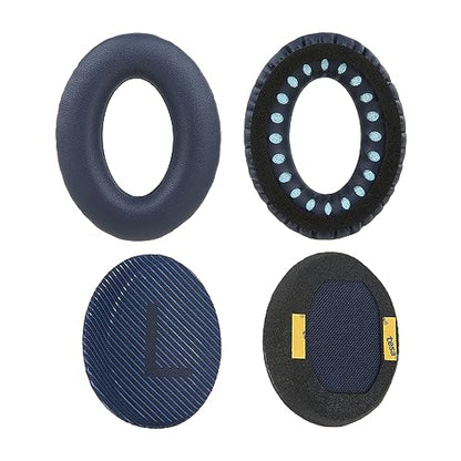 Replacement Ear Pads Cushions for Bose QuietComfort 35 QC35 QC35ii QC45 QC25 QC15 Headphones Noise Isolation Memory Foam Navy Blue - color: QC35 Navy Blue