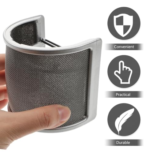 Mic Pop Filter Windscreen for Condenser Microphones 45-63mm
