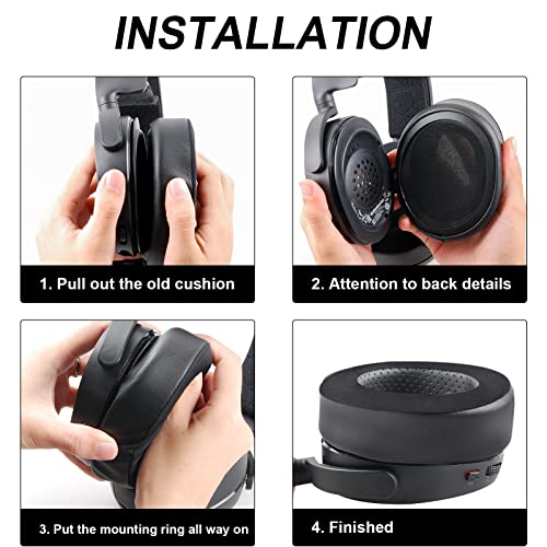 GVOEARS Cooling Gel Replacement Ear Pads Cushions for Steelseries Arctis 1/3/5/7/7X/9/9X/Pro/Prime/Xbox (Do Not Fit Any Arctis Nova) Wireless Headset, Earpads with High-Density Foam Ice Silk Fabric