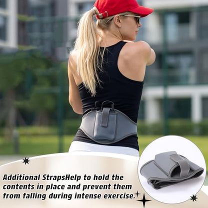1 Pack Mic Belt Waist Strap Breathable and Stretchy Microphone Belt Holder Waistband Bag Case Carrier Pouch for Fitness Instructors, Theater, Speakers(Gray) - color: Gray