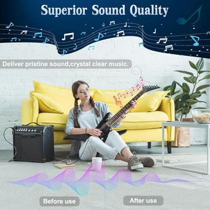 6.35mm (1/4 Inch) TRS Male to XLR Female Cable 6 Ft, Balanced Professional Shielded Stereo Microphone Cable Cord, Gold Plated for Mixer AMP Speaker Amplifier with 6.35 to 3.5mm Adapter+Ties - size: 6FT, style: 6.35mm to XLR Female