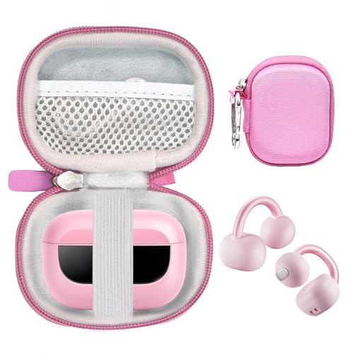 Case for TOZO OpenEarRing True Open Ear Earbuds (Pink) - color: Pink