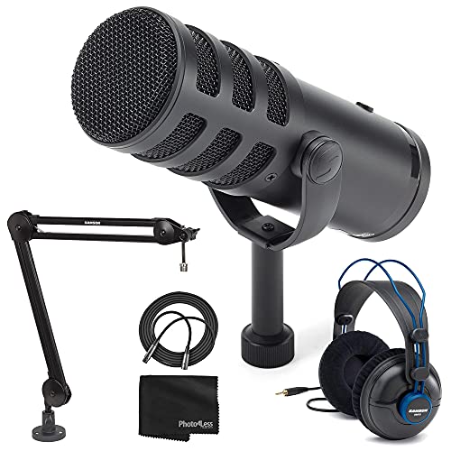 SAMSON Q9U XLR/USB Dynamic Broadcast Microphone + More - size: 1 Person Broadcasting Bundle