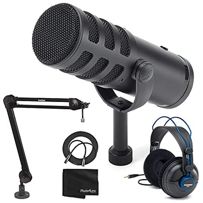 SAMSON Q9U XLR/USB Dynamic Broadcast Microphone + More - size: 1 Person Broadcasting Bundle