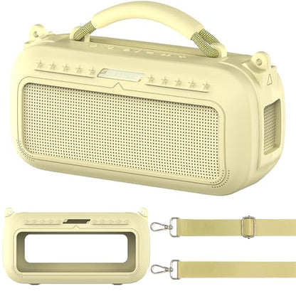 JCHPINE Silicone Cover Case for Bose SoundLink Max Portable Speaker - color: Citrus Yellow Case