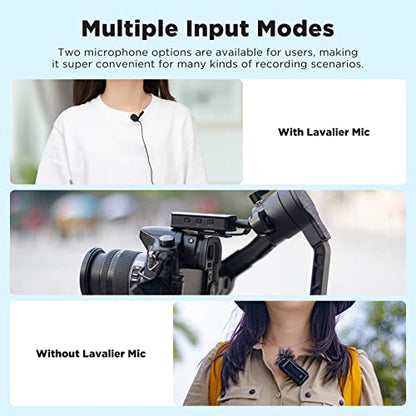 BOYA by-XM6 Wireless Lavalier Microphone, 328ft Range, 2.4GHz Wireless Microphone for Camera Phone Video Recording Facebook Live YouTube, Tiktok, Vlogging, Interview Podcast - size: 3.5mm Jack(RX+TX)