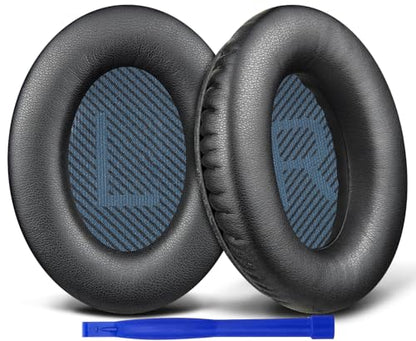 Earpads for Bose SoundLink AE2 - Black | for SoundLink Around-Ear II (Model BA2) Over-Ear Headphones - color: Black