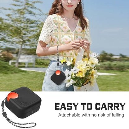 for CMF Buds/CMF Buds 2a Case with Cleaner Kit, Anti-Scratch Shockproof Silicone Protective Case with Lanyard Accessories,Front LED Visible(Black) - color: Black
