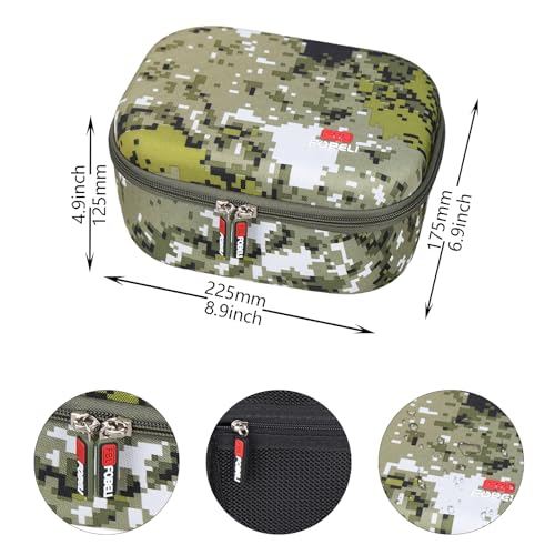 FBLFOBELI Hard Case for Walker's Razor Slim/Howard Leight Shooting Ear Protection Electronic Shooting Muffs Earmuff - color: Camouflage