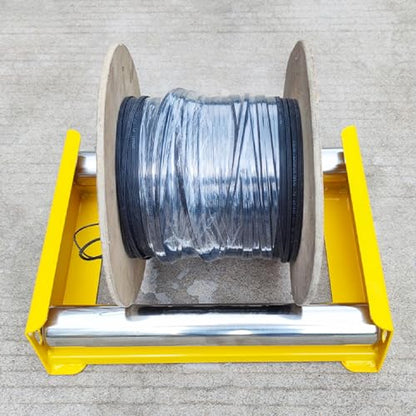 Cable Drum Roller Reel Dispenser Cable Roller Stand for Wire Reel Diameter 20cm to 50cm width 36cm S - color: Small Cable Drum Jack
