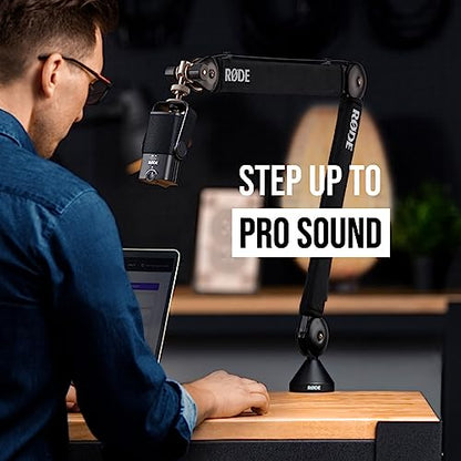 RØDE NT-USB Mini Versatile Studio-quality Condenser USB Microphone with Free Software for Podcasting, Streaming, Gaming, Music Production, Vocal and Instrument Recording,Black | Free Software for Podcasting, Streaming, Gaming, Music Production, Vocal and