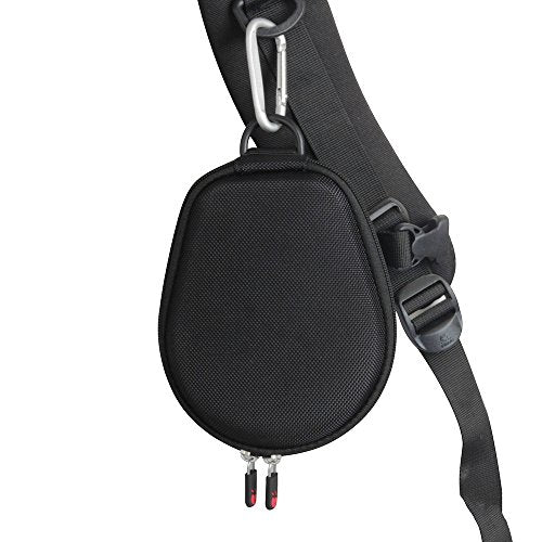 Hermitshell Case for AfterShokz Trekz Air/AfterShokz Aeropex/Titanium Mini/Shokz OpenRun Pro/SHOKZ OpenRun Pro 2 Open Ear Wireless Bone Conduction Headphones AS650 / AS800 (Black) - color: Black