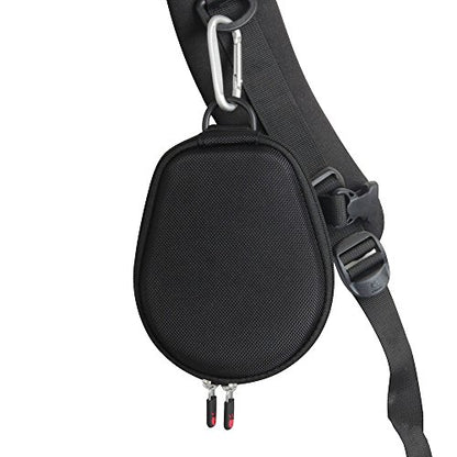 Hermitshell Case for AfterShokz Trekz Air/AfterShokz Aeropex/Titanium Mini/Shokz OpenRun Pro/SHOKZ OpenRun Pro 2 Open Ear Wireless Bone Conduction Headphones AS650 / AS800 (Black) - color: Black