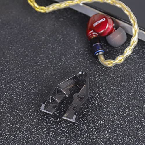 okcsc MMCX Cable Removal Tool IEM Earbuds Tool Help to Separate MMCX Connectors with Cable MMCX Assist Wire Pulling Tool Remover Earbuds Accessories Clamp A Pair of Black - color: Black