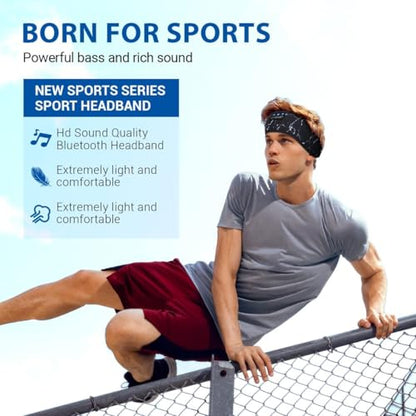LC-dolida Sleep Headphones Bluetooth 5.4, Headband Headphones Earphones Wireless, Sleep Mask for Gifts,Workout,Jogging,Yoga（Lightning Pattern） - color: Lightning pattern