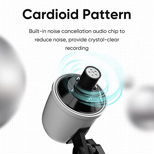 Microphone Headphone USB Plug Wired Streaming Mic Game Vocal Record Apply