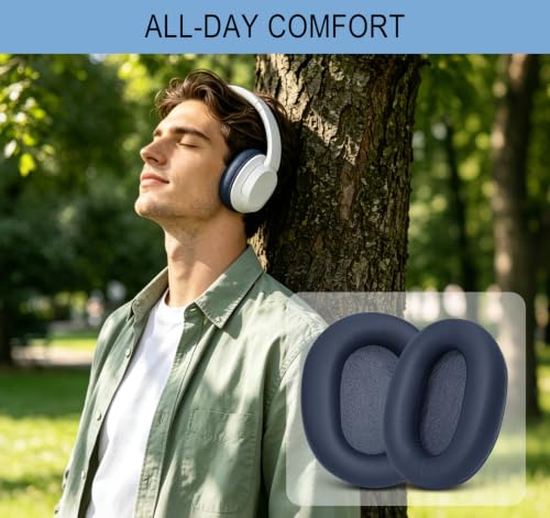 GVOEARS Ear Pads for Sony WH-XB900N / WH-CH710N / WH-CH720N - Blue - color: Blue
