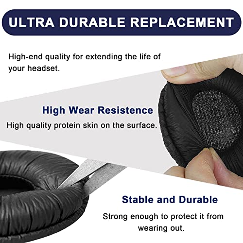 Ear Cushions for Plantronics Headset Replacement Ear Pads (4 Pack) | Work for Plantronics HW251N HW261N HW510 HW520 Blackwire C320 3210 3220 3320 Jabra Biz 1500 GN2000 PRO 920 9450 Headphones