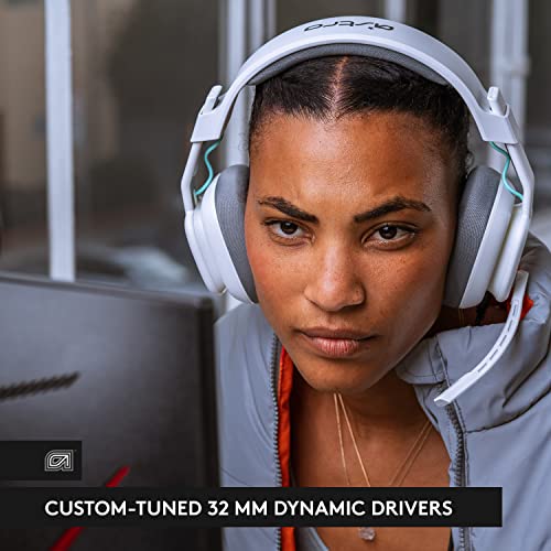 Astro A10 Gaming Headset Gen 2 Wired Headset, Over-Ear Gaming Headphones, Lightweight & Damage Resistant, Flip-to-Mute Microphone, 32 mm Drivers, Compatible with PS5, PS4, Nintendo Switch, PC - White
