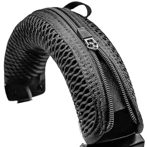 SRH440A Replacement Ear Pads Headband for Shure SRH840 Headset | Cushions with Mesh Fabric,for SRH940 SRH1540 Headset Parts-Black