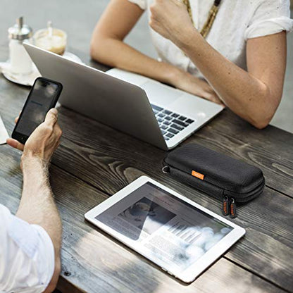 External Hard Drive Case, Shockproof EVA Travel Storage Bag - color: Black