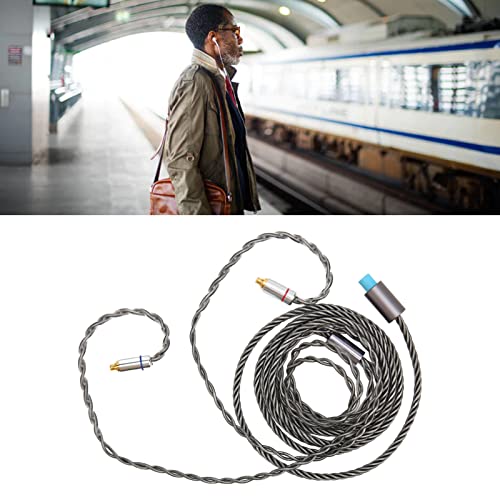 AstraLoom MMCX Replacement Earphone Cable Silver Plated Copper 3 in 1 Design with 2.5mm 3.5mm 4.4mm Connectors for SENNHEISER IE300 IE600 IE900 and Other MMCX Headphones High Fidelity Audio